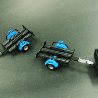 1/64  1/87 摩托车拖车 越野车改装 露营拖车 拖挂 旅行车