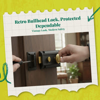 Double cylinder brass lock