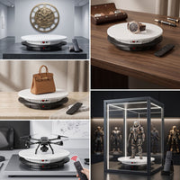 DC Motorized Rotating Display Turntable for Livestreaming and Photography