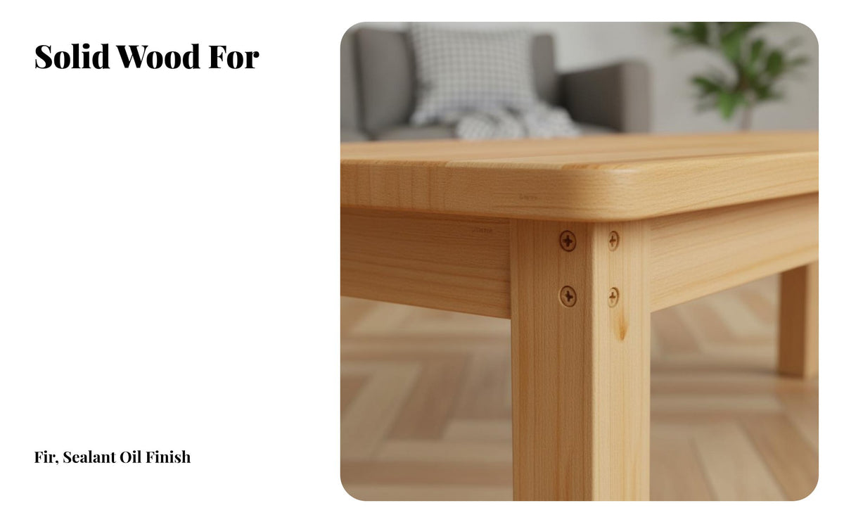 Multi-Functional Solid Wood TV Cabinet Sturdy & Long-Lasting Wooden TV Stand Easy to Clean Low Profile Entertainment Center Rounded Corners for Small Areas, Bedroom