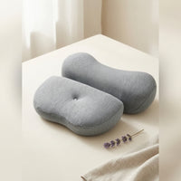 Contoured Cervical Neck Pillow Supportive Contour Memory Foam Pillow Breathable for Naps