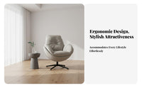 Rotating Barrel Chair Nordic & Design Indoor Seating Minimalist Appearance Ergonomic Design for Home Residents, Living Room