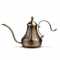 Pour over Coffee Kettle Vintage Gooseneck Kettle with Lid Elegant for Office