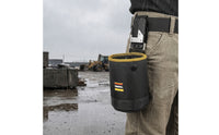 Quick-Release Snap-on Tool Pouch Structured Tool Pouch with Belt Clip Reinforced Tear-Resistant for Job Site, Workshop
