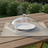 Transparent Food Dome Proof Plastic Food Cover Dustproof for Buffet