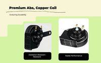 Waterproof 12V horn for vehicles