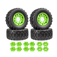 2 Pieces Short Course RC Tire High Traction Rough-Terrain RC Tire Multi-Surface Grip For
