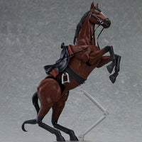 Articulated Horse Action Figure Model 2.0 Version, White and Brown