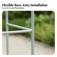 Rust-Proof Flower Arch Rustproof Flower Arch Trellis Weather-Resistant Climbing Plant Arbor Long-Lasting for Gardeners, DIY Enthusiasts, Homeowners, Outdoor, Yard, Patio, Backyard