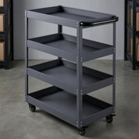 Metal Rolling Tool Cart Mobile Tool Cart with Wheels Sturdy Storage Organizer Portable for Mechanics, Auto Repair Shop