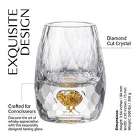 Crystal Whiskey Tasting Glass, Nordic Minimalist Style
