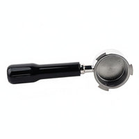 Coffee Machine Handle Bottomless Espresso Portafilter Stainless Steel Three-ear Design Wooden Handle Suitable for Barista Training Home Cafe Office Brewing