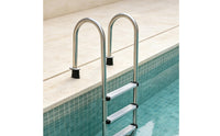 Stainless Steel Pool Ladder Anti-Slip 3 Step Pool Ladder Resistant for Homeowners, Families, in-Ground Pools