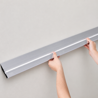 Extra Thick Aluminum Alloy Drywall Skimming Blade Trowel for Plastering and Painting, Multi-functional Leveling Scraper Tool