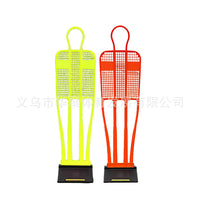 Bendable Self-Returning Soccer Training Mannequin Wall with Rubber Base