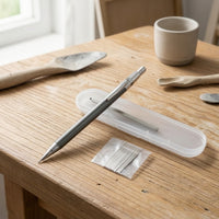 Precision Ceramic Drawing Pen with Replacement Nibs Telescopic Ceramic Plotting Pen Metal for Potters