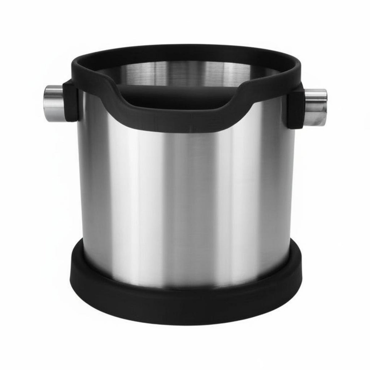 Large Capacity Espresso Knock Box Non-Slip Base Coffee Knock Box Removable Bar Espresso Grounds Container Noise Reducing for Baristas, Cafe