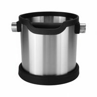 Large Capacity Espresso Knock Box Non-Slip Base Coffee Knock Box Removable Bar Espresso Grounds Container Noise Reducing for Baristas, Cafe
