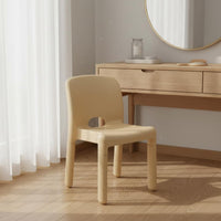 Modern Design Molded Plastic Chair Lightweight Molded Backrest Chair Stackable for Cafe, Dessert Shop