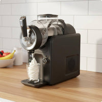 Multifunction Soft Serve Ice Cream Machine Automatic Slush Machine 3D Stirring Slush Creator Removable Inner Barrel for Home