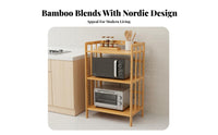 Floor-Standing Multi-Tier baker's Rack Multifunctional Kitchen Organizer Sturdy framework Storage Unit Large Capacity for Home Cooks, Apartment Dwellers, Homeowners, Living Room, Pantry, Dining Area