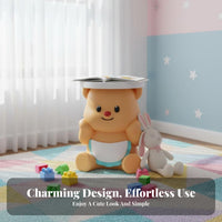 Bear-Shaped Storage Cabinet Multifunctional Bedside Storage Cabinet for Toddlers