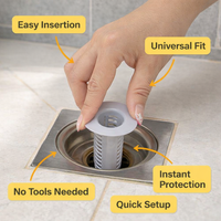 Floor drain cover for and kitchen, sink strainer, homeowners' essential , PP material, 1mm water seal height