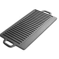 Cookware Built-in Handles Heat Retention Cast Grill Plate  Rectangular Cast Grill Plate