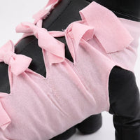 Cat Recovery Suit with Tie Closure, Unisex Post Surgery Suit Cat for Spay Surgery Suit Cat and Neuter Surgery Suit Cat, Breathable Pet Suit