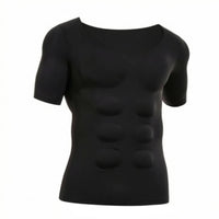 Muscle Shirt with Removable Pads Stretchy Muscle Shirt with Pads for Performers