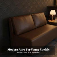 Factory-inspired aesthetic Bar Set Retro Design Restaurant Seating Upholstered Sofa Easy to Clean for Lounge