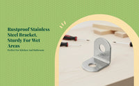Rust-resistant stainless steel bracket