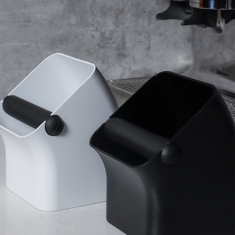 Square Anti-Slip Knock Box for Espresso Coffee, ABS, Thickened