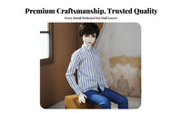 60cm Male Doll Outfit Handmade 1/3 Scales BJD Clothes Detailed Craftsmanship 1/3 BJD Doll Clothes for Collection Display