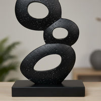 Geometric Tabletop Statue Gift Idea Abstract Loop Statue Collectible Table Ornament for Office