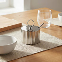 Stainless Steel Seasoning Box Nordic Stainless Steel Sugar Container Light Elegant Design Seasoning Cellar Including a Spoon