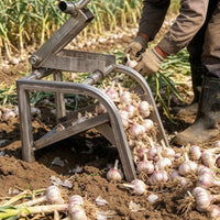 Double Blade Garlic Cutter Multi-Function Garlic Base Cutter Easy to Use Crop Cutting Tool for Farmers, Gardeners, Harvest Time, Farmland