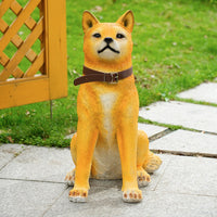 Lifelike Akita Dog Floor Decoration