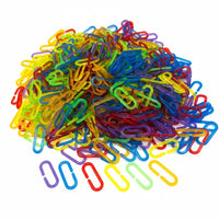 Early Education Interlocking Chain Links Multi-Colored Plastic Chain Links DIY Fun for Toddlers, Kindergarten, Daycare