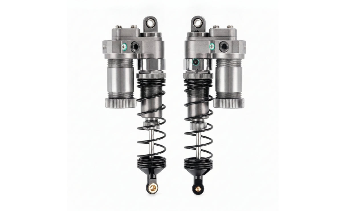 Damping Shock Absorber with Coil Spring Threaded Shock Absorber with Coil Spring Compact for Hobbyists, Hobby Projects