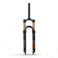 Mountain Bike Air Fork AluminumMg Alloy Air Shock Absorber Fork Lightweight Sturdy for Cyclists, Trail Riding