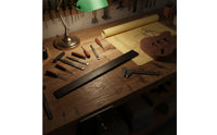 Ebony Fingerboard Blank Unslotted Bass Fingerboard Blank Unfretted Wood for Luthier, Instrument Repair