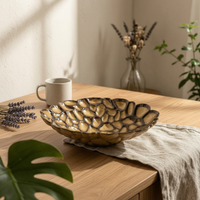 Fruit Platter Sculptural Decorative Bowl Modern for Coffee Table