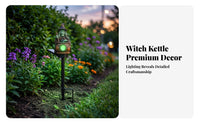Outdoor Witch Kettle Yard Light