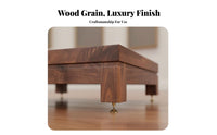 Solid Wood Amplifier Stand Heavy Duty High-Fidelity Equipment Stand Minimalist Design Single Tier Audio Foundation for Audiophiles, Home Theater
