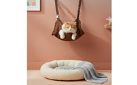 Feline Grooming Sling Adjustable Pet Care Breathable Mesh