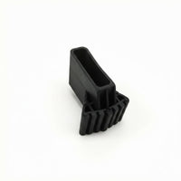 Ladder Base Cover Ribbed Square Tube Base Cover Treaded Hardware