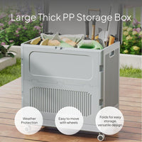 Outdoor Storage Box, Waterproof, Foldable, Multi-Functional