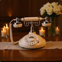 Audio Guestbook Phone Easy to Use Antique Desk Phone Decorative for Hotel