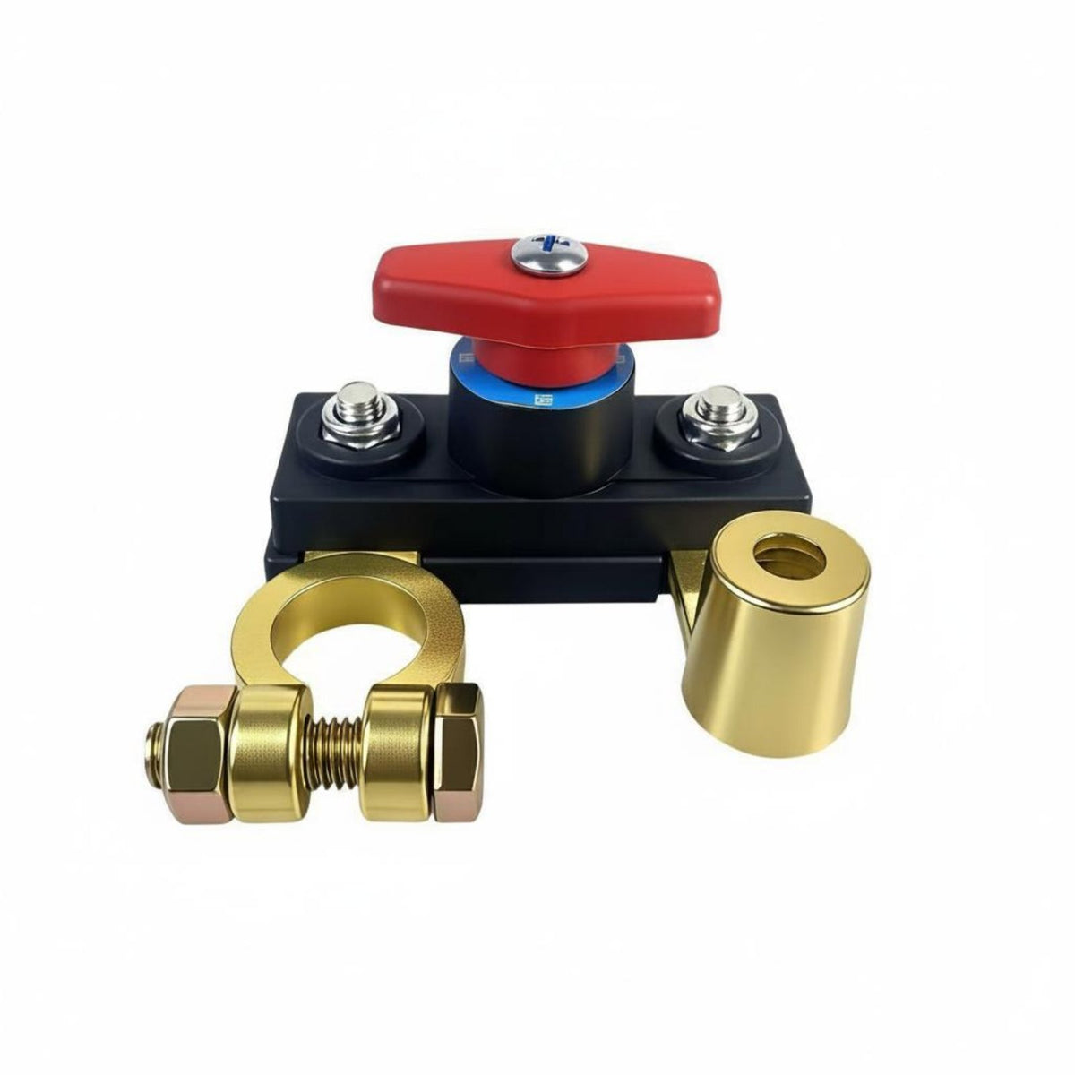 Pure Copper Blade Battery Disconnect Switch 12V/24V Universal Blade Design Battery Switch Heavy Duty Negative Terminal Power Shutoff Easy To Use